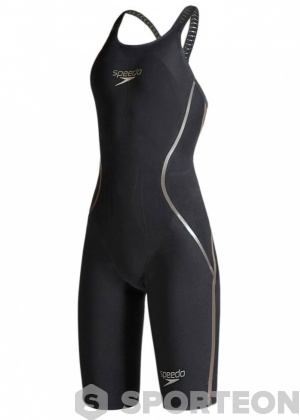 Damskie stroje wyścigowe SpeedoFastskin LZR Racer X Closedback Kneeskin Black/Gold