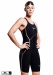 Damskie stroje wyścigowe SpeedoFastskin LZR Racer X Closedback Kneeskin Black/Gold