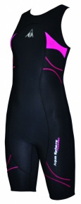 Damskie stroje wyścigowe Aqua Sphere Energize Speed Suit Lady Black/Pink