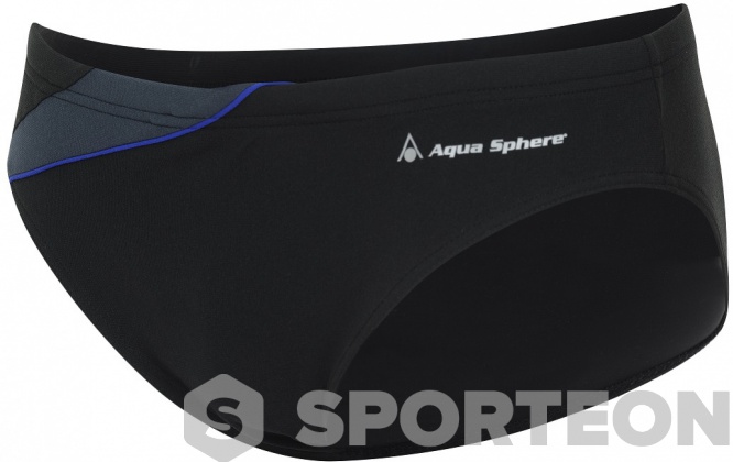 Męskie stroje kąpielowe Aqua Sphere Eliott Repreve Slip Black/Dark Blue