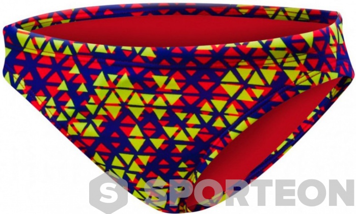 Dół stroju kąpielowego Tyr Modena Mini Bikini Bottom Red/Yellow