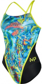 Damski strój kąpielowy Michael Phelps Oasis Racing Back Multicolor/Black