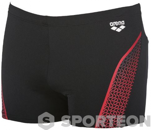 Męskie stroje kąpielowe Arena Resistor Short Black/Red