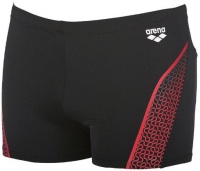 Męskie stroje kąpielowe Arena Resistor Short Black/Red