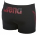 Męskie stroje kąpielowe Arena Resistor Short Black/Red