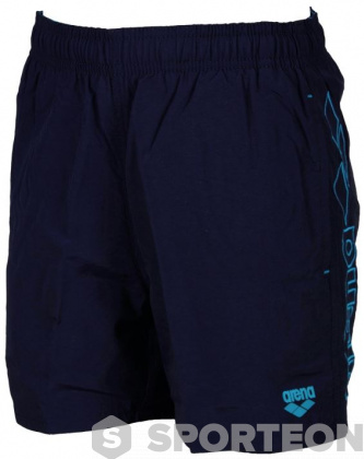 Męskie szorty kąpielowe Arena Fundamentals Embroidery Boxer Junior Navy/Turquoise