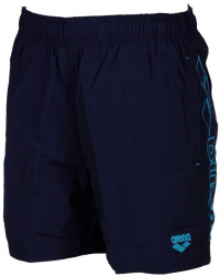 Męskie szorty kąpielowe Arena Fundamentals Embroidery Boxer Junior Navy/Turquoise