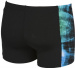 Męskie stroje kąpielowe Arena Cyber Short Black/Sea Blue