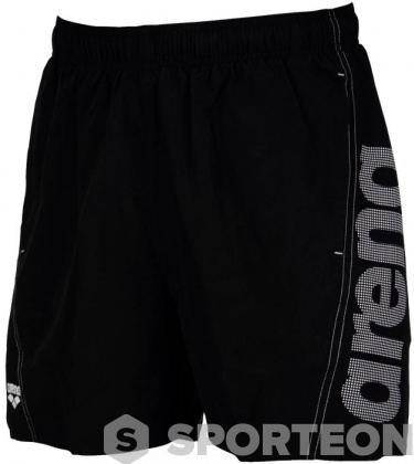 Męskie szorty kąpielowe Arena Fundamentals Logo Boxer Black/White