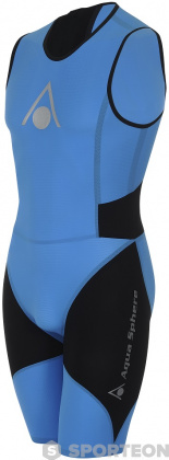 Męskie kąpielówki na zawody Aqua Sphere Phantom Speedsuit Men Blue/Black