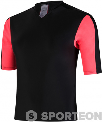 Góra od stroju kąpielowego Speedo Hydractive Rash Top Black/Psycho Red/Oxid Grey