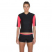 Góra od stroju kąpielowego Speedo Hydractive Rash Top Black/Psycho Red/Oxid Grey