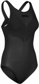 Damski strój kąpielowy Arena na zawody Arena Powerskin Carbon Duo Top Black