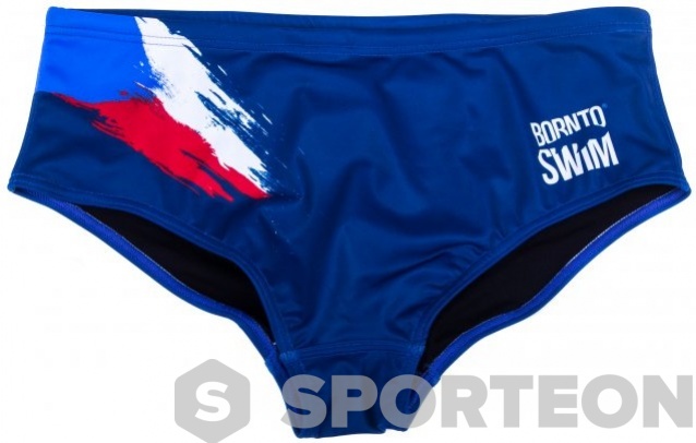 Męskie stroje kąpielowe BornToSwim CZE Brief Blue