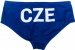 Męskie stroje kąpielowe BornToSwim CZE Brief Blue