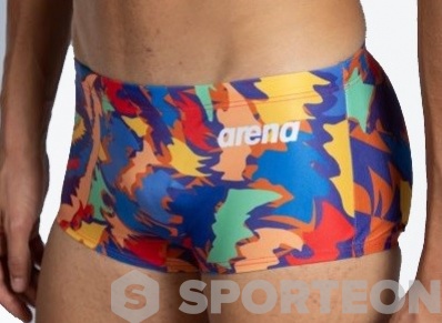 Męskie stroje kąpielowe Arena Cat Face Squared Short Phantasy Prints Multi