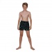 Stroje kąpielowe dla chłopców Speedo JungleRoar Allover 13 Watershort Boy Black/Venom/Aquamint