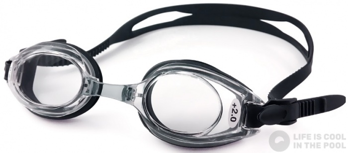 Dioptryczne okulary pływackie Swimaholic Plusové
