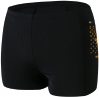 Męskie stroje kąpielowe Speedo Pocket Aquashort Black/Mango