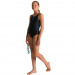 Stroje kąpielowe dla dziewczynek Arena Basics Swim Pro Back One Piece Junior Black/Turquoise