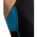 Stroje kąpielowe dla dziewczynek Arena Basics Swim Pro Back One Piece Junior Black/Turquoise