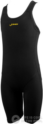 Damski strój kąpielowy Finis Fuse Open Back Kneeskin Junior Black