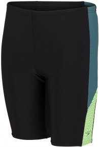 Stroje kąpielowe dla chłopców Speedo Dive Jammer Boy Black/Swell Green/Zest Green