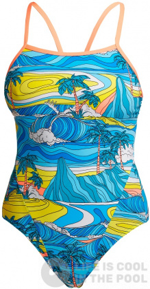 Damski strój kąpielowy Funkita Summer Bay Eco Single Strap One Piece