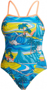 Damski strój kąpielowy Funkita Summer Bay Eco Single Strap One Piece