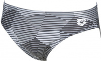 Męskie stroje kąpielowe Arena Striped Geo Brief Black/Multi