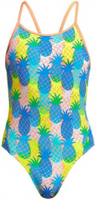 Strój kąpielowy dla dziewcząt Funkita Juicy Fruit Diamond Back One Piece Girls