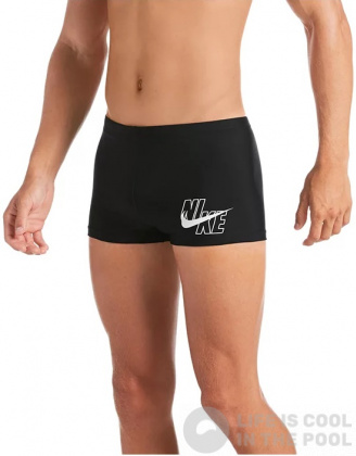 Męskie stroje kąpielowe Nike Logo Aquashort Black