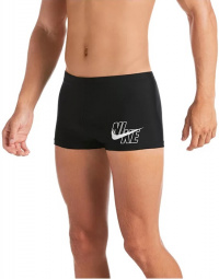 Męskie stroje kąpielowe Nike Logo Aquashort Black