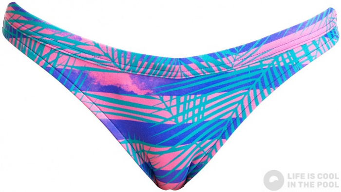 Dół stroju kąpielowego Funkita Pastel Palm Hipster Brief