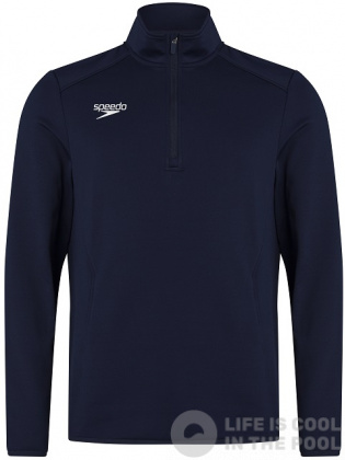 Bluza męska Speedo Club 1/4 Zip Mid Layer Training Top Navy