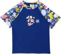 Worek do pływania Speedo Splash About Short Sleeve Rash Top Garden Delight