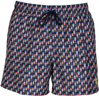 Męskie stroje kąpielowe Arena Men Beach Short Allover Asphalt/Multi