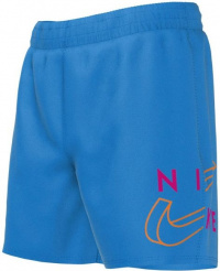 Spodenki kąpielowe chłopięce Nike Split Logo Lap 4 Boys Photo Blue