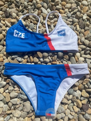 Stroje kąpielowe dwuczęściowe dla kobiet BornToSwim CZE Bikini Blue