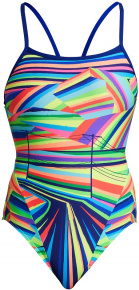 Damski strój kąpielowy Funkita Land Lines Single Strap One Piece