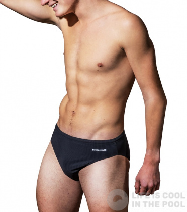 Męskie stroje kąpielowe Swimaholic Brief Black/Grey