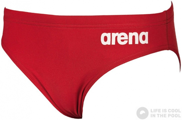 Stroje kąpielowe dla chłopców Arena Solid brief junior red