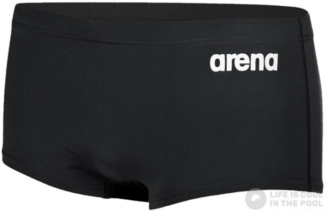 Męskie stroje kąpielowe Arena Team Swim Low Waist Short Solid Black