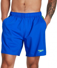 Męskie szorty kąpielowe Speedo Sport Panel 16 Watershort Blue Flame/Bright Zest/Black