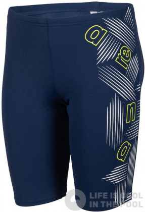 Stroje kąpielowe dla chłopców Arena Boys Swim Jammer Graphic Navy