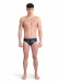 Męskie stroje kąpielowe Arena Men Swim Brief Allover Black/Multi