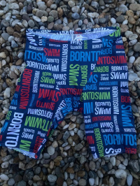 Męskie stroje kąpielowe BornToSwim Logo Jammer Navy