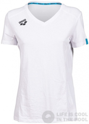 Koszulka damska Arena Women Team T-Shirt Panel White