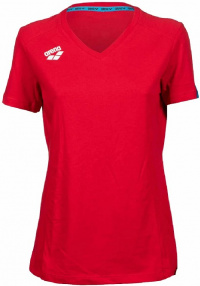 Koszulka damska Arena Women Team T-Shirt Panel Red