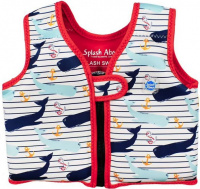 Kamizelka do pływania dla dzieci Splash About Swim Vest Go Kamizelka do pływania dla dzieci Splash Moby White